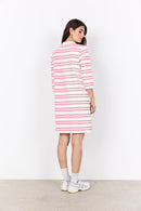 Barni 55 Striped Dress - Rapture Rose Combi
