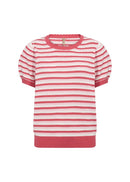 Camila 1 Stripe Jumper - Rapture Rose Combi