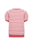 Camila 1 Stripe Jumper - Rapture Rose Combi