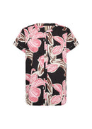 Caralina 1 Floral Blouse - Rapture Rose Combi