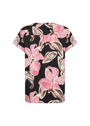Caralina 1 Floral Blouse - Rapture Rose Combi