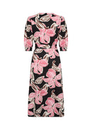 Caralina 4 Floral Print Dress - Rapture Rose Combi