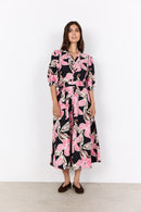 Caralina 4 Floral Print Dress - Rapture Rose Combi