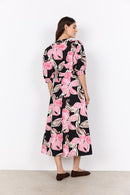 Caralina 4 Floral Print Dress - Rapture Rose Combi