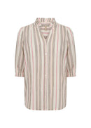 Carola 1 Stripe Blouse - Rapture Rose Combi