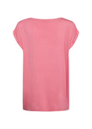 Thilde 6 Rolled Sleeve Tee - Rapture Rose