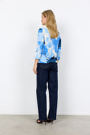 Marica 351 Floral Blouse - Windsurfer Combi