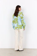 Cate 2 Floral Print Blouse - Windsurfer Combi