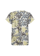 Cam 1 Botanical Print Blouse - Windsurfer Combi