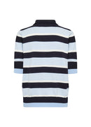 Dollie 820 Stripe Jumper - Navy Combi