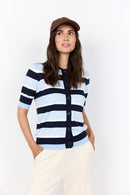 Dollie 820 Stripe Jumper - Navy Combi