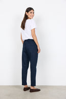 Akila 10 Crop Trouser - Navy