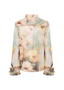 Carmen 1 Floral Print Shirt - Bok Choy Combi