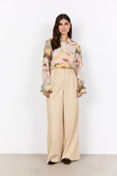 Carmen 1 Floral Print Shirt - Bok Choy Combi