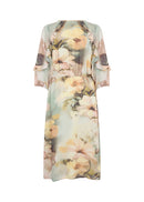 Carmen 2 Floral Print Dress - Bok Choy Combi