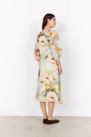 Carmen 2 Floral Print Dress - Bok Choy Combi