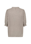 Canelita 2 Check Blouse - Rocky Road Combi