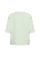 Orlean 9 Round Neck Cardigan - Bok Choy Melange