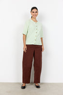 Orlean 9 Round Neck Cardigan - Bok Choy Melange