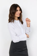 Vibika Stripe Shirt - White