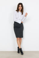 Vibika Stripe Shirt - White