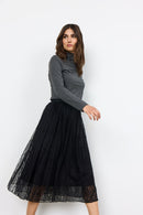 Velida Lace Skirt - Black