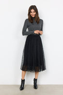 Velida Lace Skirt - Black