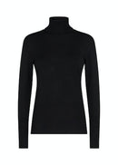 Dollie Turtle Neck Jumper - Black