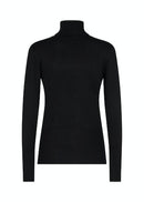 Dollie Turtle Neck Jumper - Black