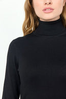 Dollie Turtle Neck Jumper - Black