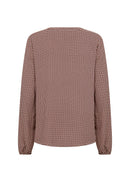 Anita 1 Geo Print Blouse - Chili Pepper Combi