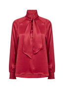 Hope 12 Tie Detail Blouse - Chili Pepper