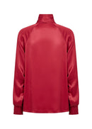 Hope 12 Tie Detail Blouse - Chili Pepper