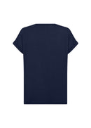 Marica 345 Rolled Sleeve T-Shirt - Plum Perfect