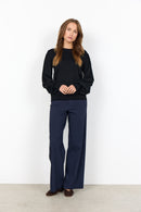 Lilly 51 Wide Leg Trouser - Navy Blazer