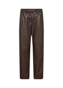 Beckie 19 Polyurethane Trousers - Hot Fudge
