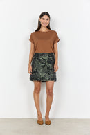 Marica 345 Rolled Sleeve T-Shirt - Toffee