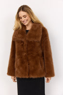 Naida 4 Fluffy Jacket - Toffee
