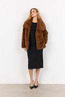 Naida 4 Fluffy Jacket - Toffee