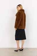 Naida 4 Fluffy Jacket - Toffee