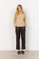 Nessie 72 Pearl Embellished Jumper - Sand Melange