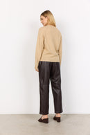 Nessie 72 Pearl Embellished Jumper - Sand Melange