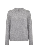 Nessie 73 Pearl Embellished Jumper - Grey Melange