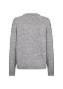 Nessie 73 Pearl Embellished Jumper - Grey Melange