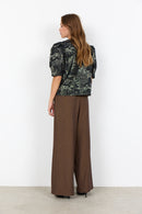 April1 Floral Pattern Jacket - Black Combi