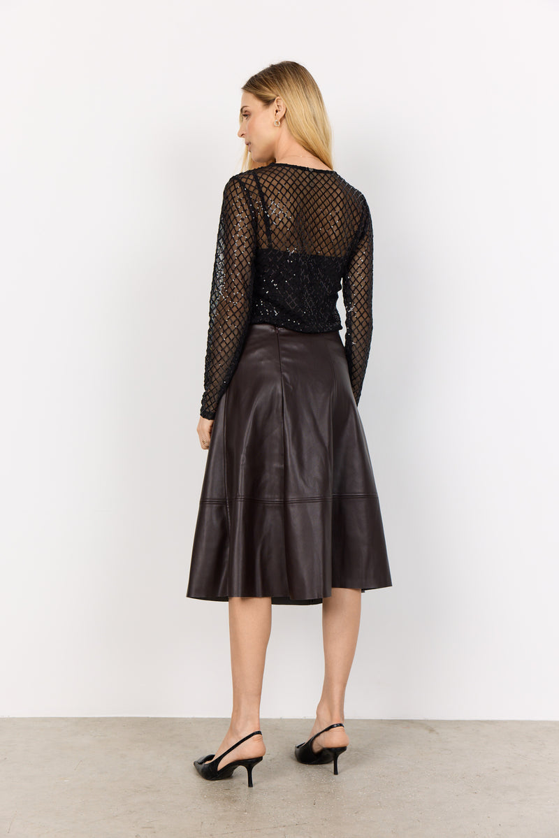 mesh overlay t shirt dress Asima 1 Mesh Overlay T-Shirt