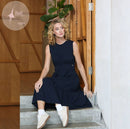 Sarah Dress - Navy