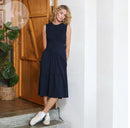 Sarah Dress - Navy