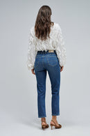 True Cropped Slim Jean - Blue