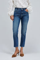 True Cropped Slim Jean - Blue